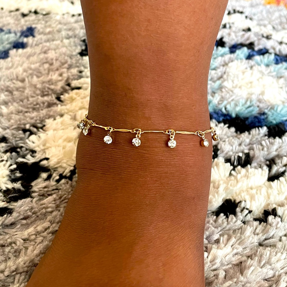 Gold anklet